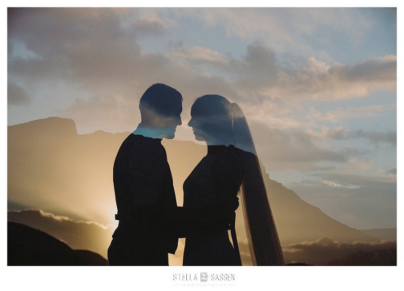 wedding photography couple camps bay beach