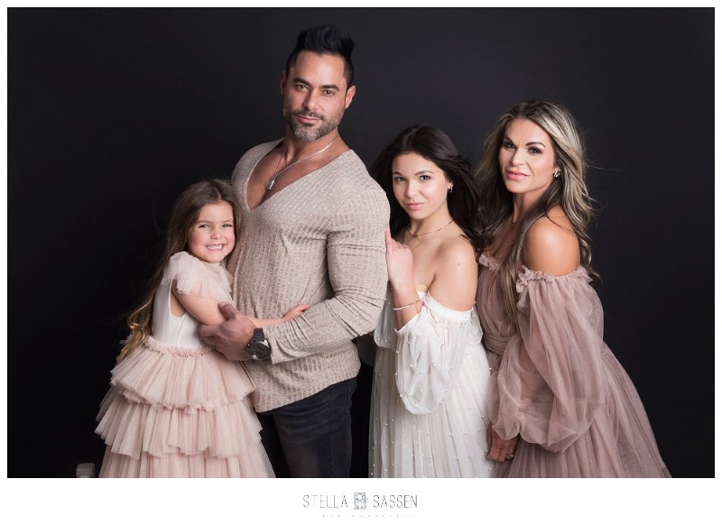 Glamorous and classic family photos