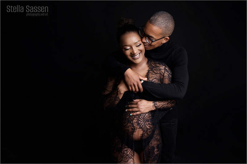 classic black and white maternity photography Cape Town