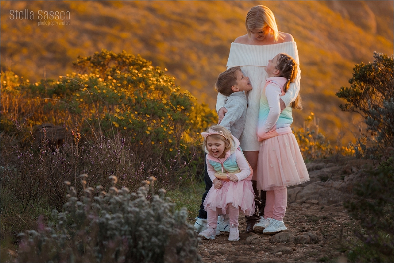 fun family photo shoot Signal Hill Cape Town