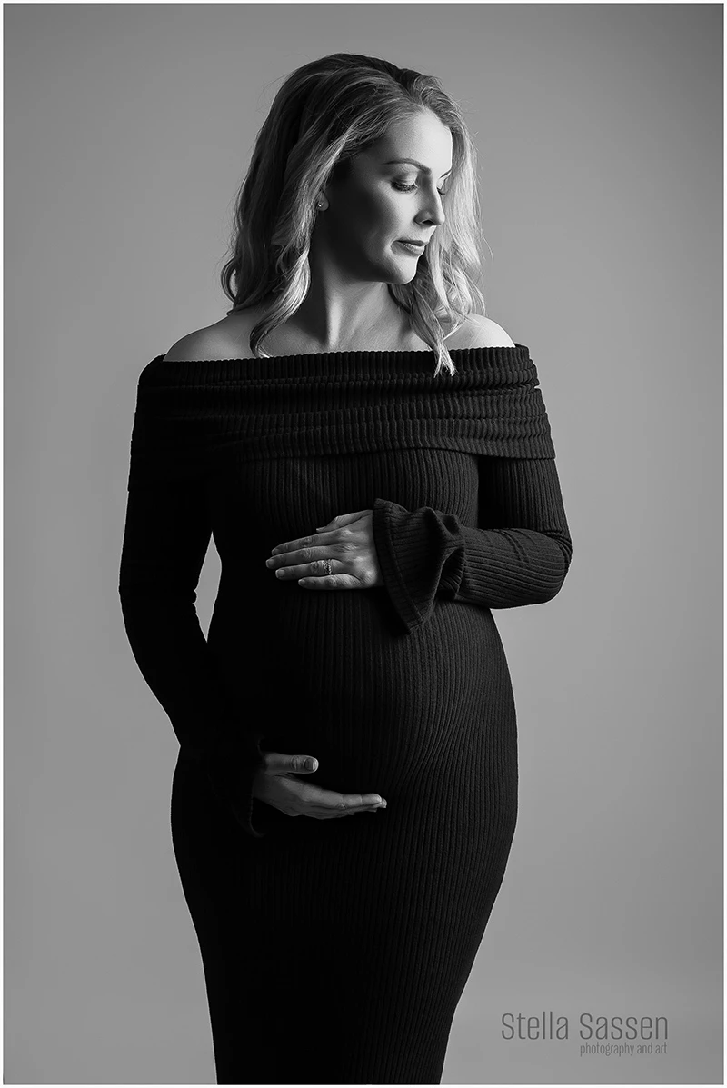 cape town black white maternity portraits 04