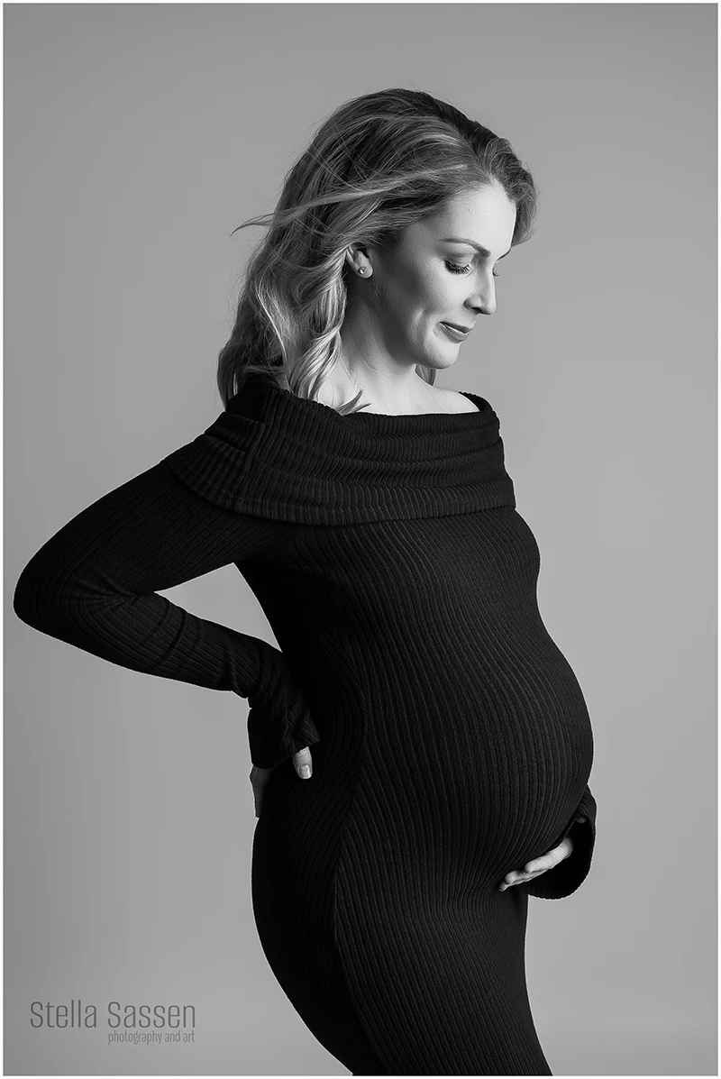cape town black white maternity portraits 08