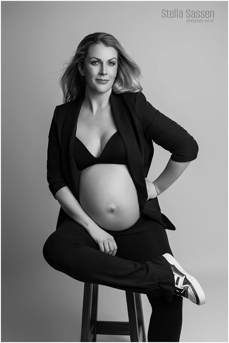 cape town black white maternity portraits 19